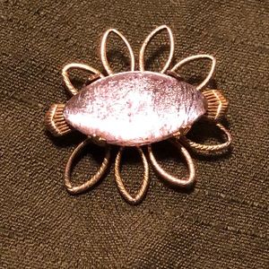 Glass Crystal Brooch